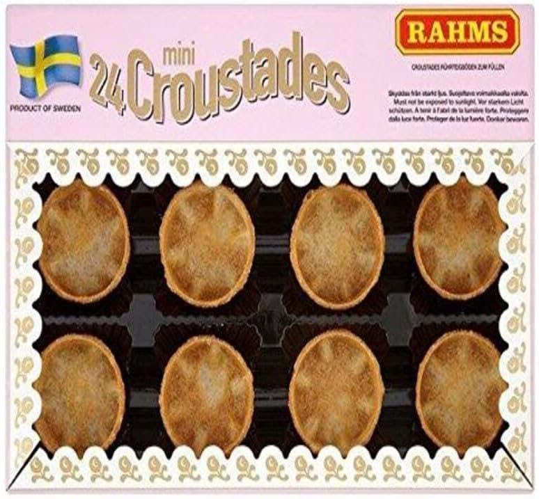 Rahms Mini Crusty Cups 24-Pack 50g Ready-to-Fill Pastry Shells