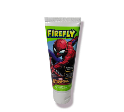 Firefly Spiderman Kids Fluoride Toothpaste 75ml Fruity Flavour