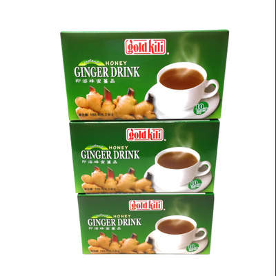 Gold Kili Instant Ginger Drink 10x18g Sachets Caffeine-Free
