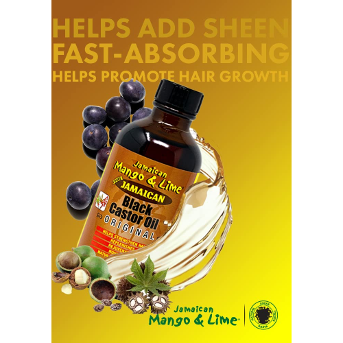 Jamaican Mango & Lime Black Castor Oil Original 118ml Hair & Scalp Oil