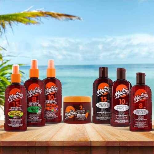 Malibu Sun SPF 15 Bronzing Tanning Oil with Argan Oil 200ml