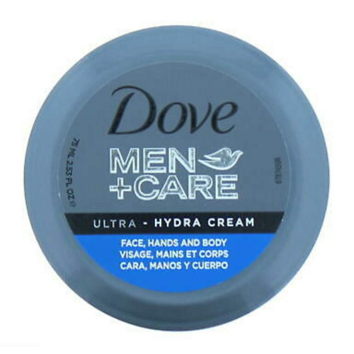Dove Men+Care Hydra Cream - 75ml Intensive Moisturizing for Strong, Resilient Skin