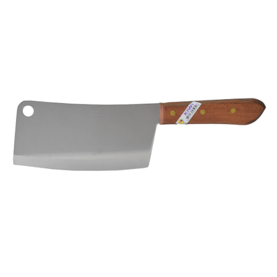 Kiwi Stainless Steel Cleaver 20cm Heavy-Duty Kitchen Knife for Meat & Vegetables