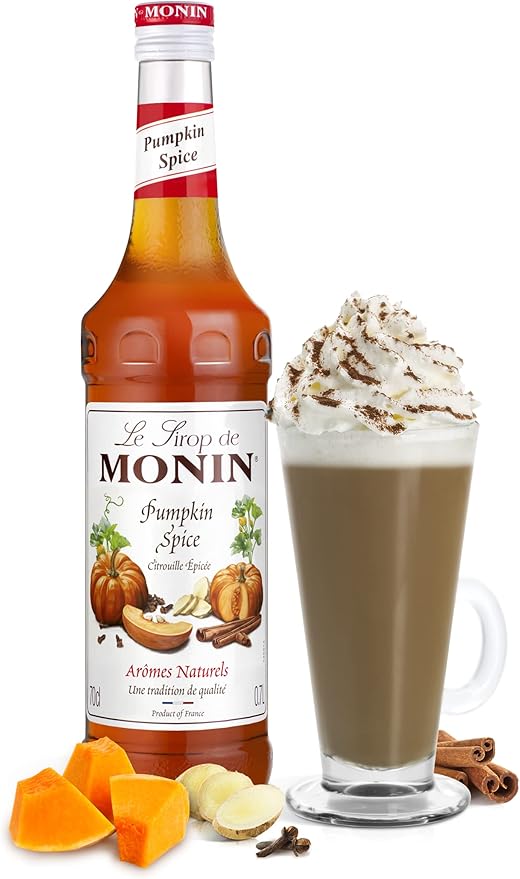 Monin Pumpkin Spice Syrup 700ml Coffee & Cocktail Syrup