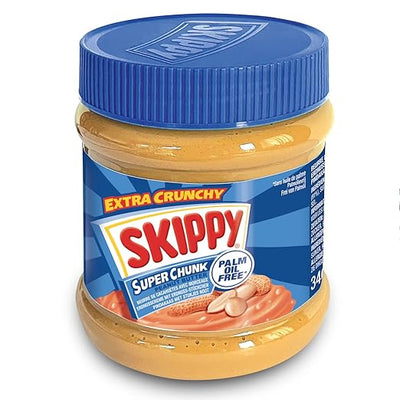 Skippy Super Chunk Crunchy Peanut Butter 340g No Palm Oil