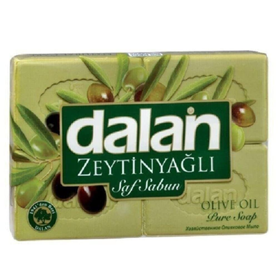 Dalan Olive Oil Bath Soap Bar 4x150g (600g) Pure Skin Cleanser