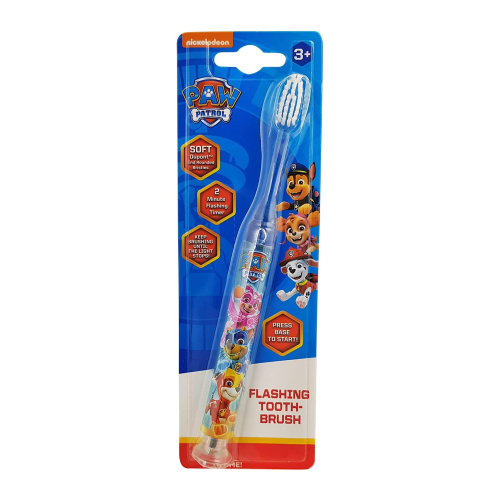 Paw Patrol Flashing Light-Up Toothbrush Kids Battery Operated Fun Brushing