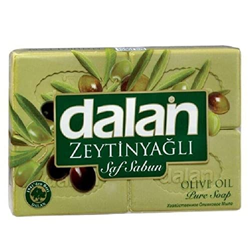 Dalan Olive Oil Bath Soap Bar 4x150g (600g) Pure Skin Cleanser