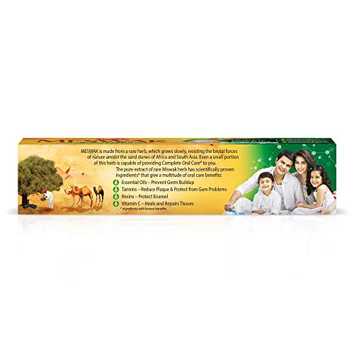 Dabur Miswak Herbal Toothpaste 158g Natural Oral Hygiene