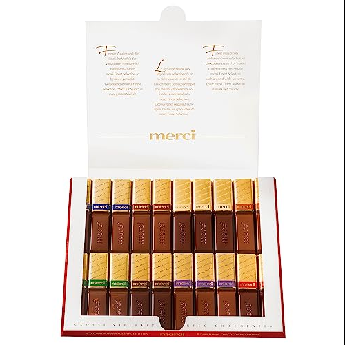 Merci Finest Selection Assorted Chocolate Gift Box 250g European Milk & Dark Chocolates