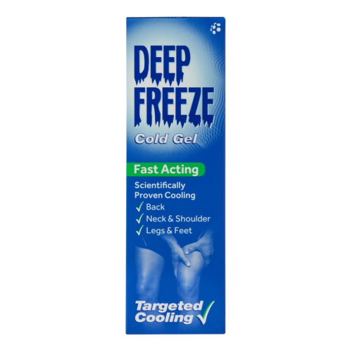 Deep Freeze Pain Relief Cold Gel 100g Cooling Muscle & Joint Relief