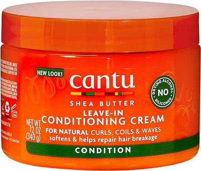 Cantu Shea Butter Leave-In Conditioning Cream 340g for Curly and Natural Hair
