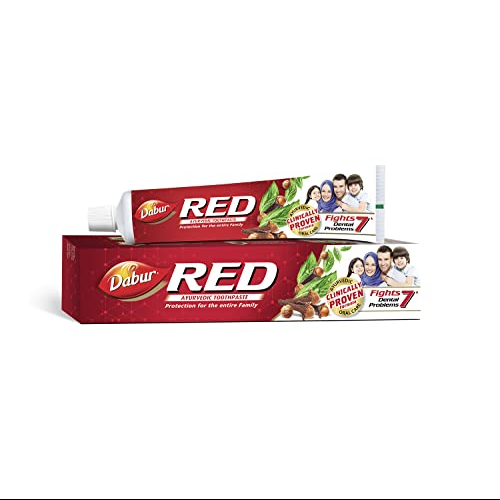 Dabur Red Ayurvedic Toothpaste with Clove Oil & Pudina 100g