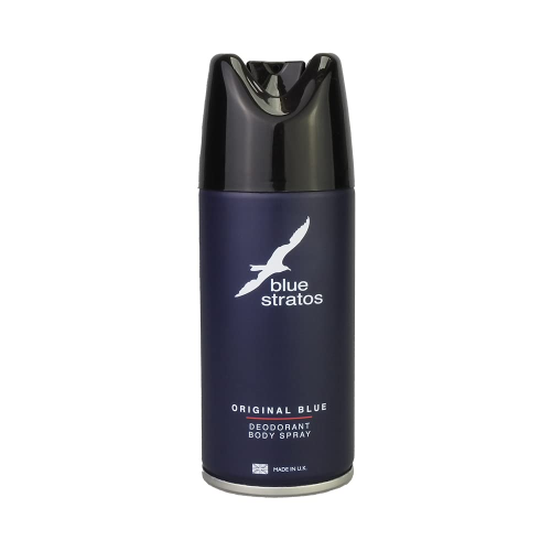 Blue Stratos Deodorant Body Spray 150ml Fresh Masculine Fragrance