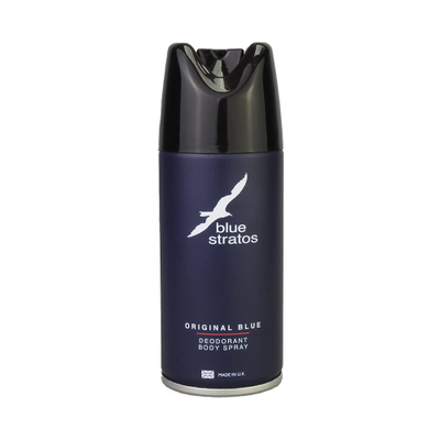 Blue Stratos Deodorant Body Spray 150ml Fresh Masculine Fragrance