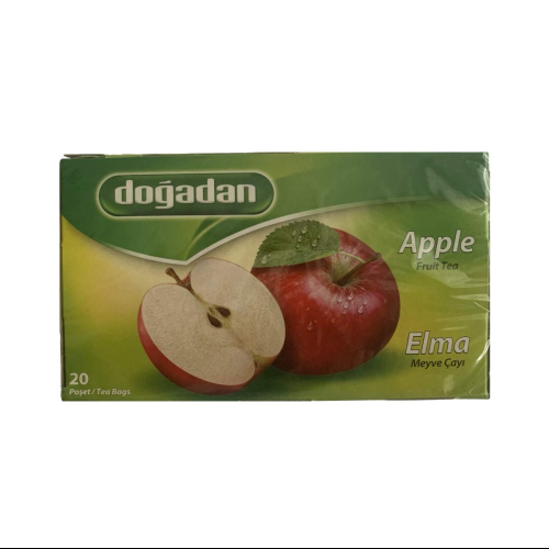 Dogadan Apple Herbal Tea 20 Tea Bags Caffeine-Free Natural Flavor