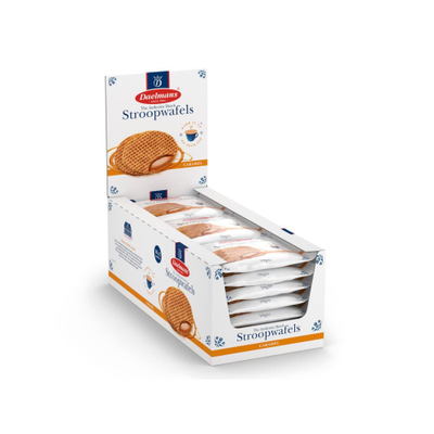 Daelmans Stroopwafels 18 x 2 Pack Dutch Caramel Wafers