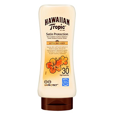 Hawaiian Tropic Satin Protection Sun Lotion SPF 30 180ml Tropical Scent