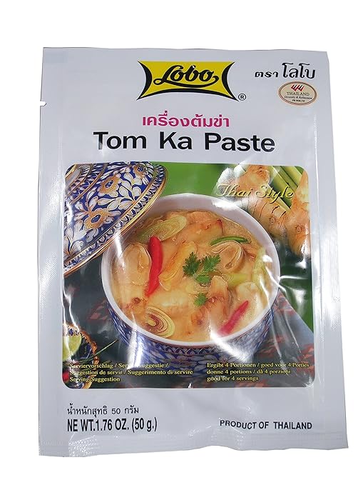 Lobo Thai Tom Kha Soup Paste 50g Coconut Galangal Lemongrass