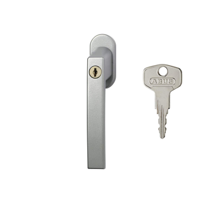 ABUS FG210 Lockable Window Handle Silver Key-Operated