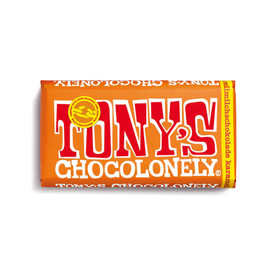 Tony's Chocolonely Milk Chocolate Caramel Sea Salt Bar 180g Fairtrade