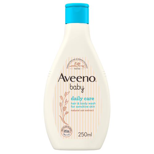 Aveeno Baby Daily Care Hair and Body Wash 250ml Gentle Oat Formula