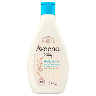 Aveeno Baby Daily Care Hair and Body Wash 250ml Gentle Oat Formula