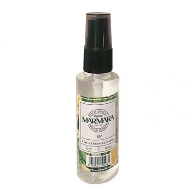 Marmara Lemon Cologne Spray Mini 50ml Portable Citrus Fragrance