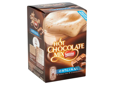 Nestlé Hot Chocolate Mix Original 8 x 25g Individual Sachets Rich Cocoa