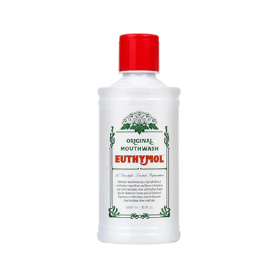 Euthymol Original Alcohol-Free Mouthwash 500ml Fresh Breath Oral Care