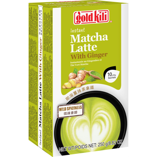 Gold Kili Instant Matcha Ginger Powder 10 Sachets x 25g