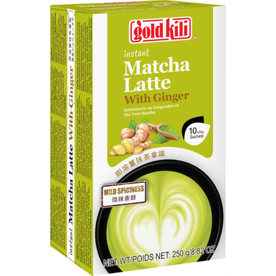 Gold Kili Instant Matcha Ginger Powder 10 Sachets x 25g