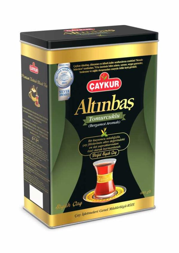 Caykur ALTINBAS Earl Grey Black Tea 400g - Premium Turkish Loose-Leaf Tea