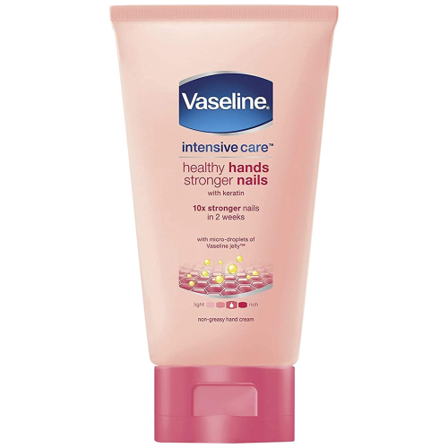 Vaseline Hand Cream Healthy Hands &amp; Stronger Nails 75ml Fast Absorption Moisturizing
