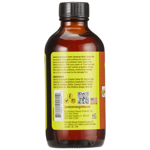 Jamaican Mango & Lime Black Castor Oil Original 118ml Hair & Scalp Oil