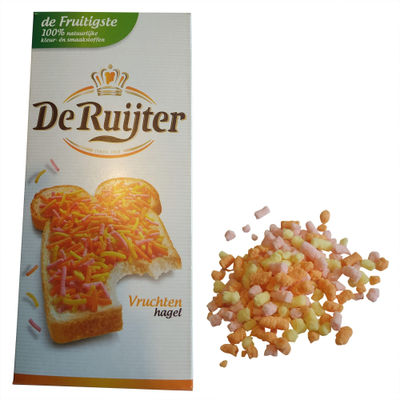 De Ruijter Fruit Hagel Fruit Sprinkles 400g Dutch Topping for Bread