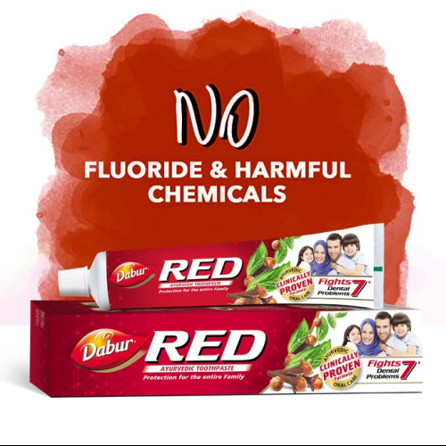 Dabur Red Ayurvedic Toothpaste with Clove Oil & Pudina 100g