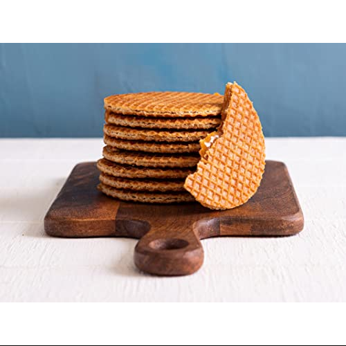 Daelmans Stroopwafels in Delft Blue Tin 230g 8-Pack Dutch Gift Tin