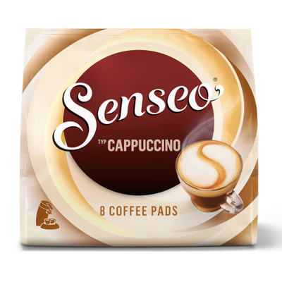Senseo Cappuccino Coffee Pads 8 Pods for Senseo Machines