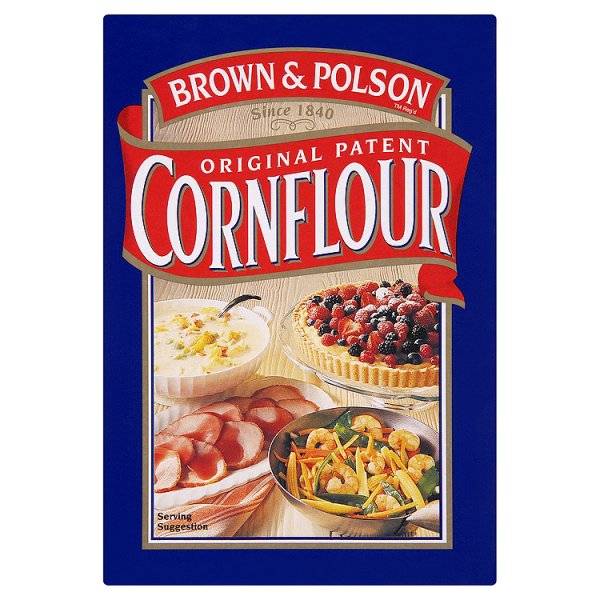 Brown & Polson Cornflour 250g Fine Milling for Sauces Soups and Baking