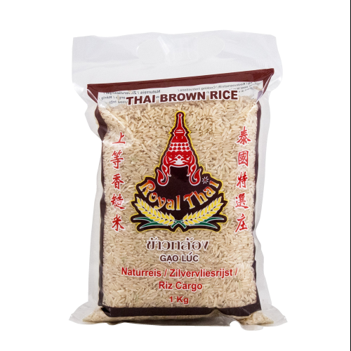 Royal Thai Brown Rice 1kg Whole Grain Unpolished Thai Rice