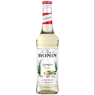 Monin Lemongrass Syrup 700ml Aromatic Citrus Flavouring for Cocktails and Tea