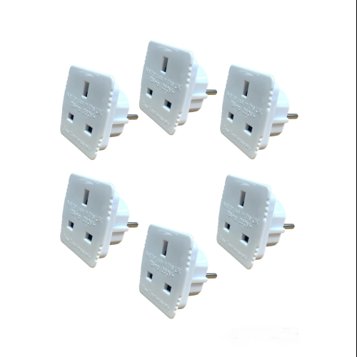 LET'S TRAVEL UK to EU Travel Adapter Plug Converter for European Sockets