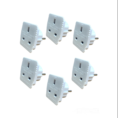 LET'S TRAVEL UK to EU Travel Adapter Plug Converter for European Sockets