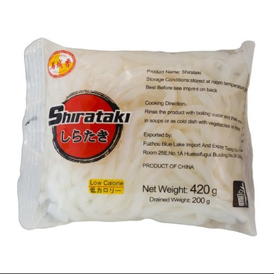 Shirataki Udon Konjac Noodles 420g Low Calorie Gluten Free
