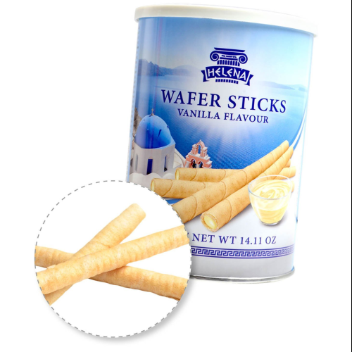 Feiny Biscuits Vanilla Cream Waffle Rolls 400g Crispy Rolled Wafers