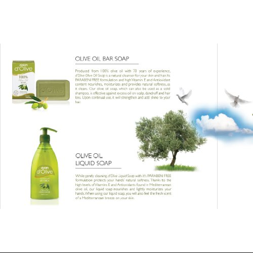 Dalan d'Olive Nourishing Shower Gel 400ml with Olive Oil Paraben-Free
