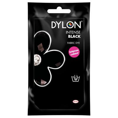 Dylon Velvet Black Textile Paint 50g Hand Wash Fabric Paint for Crafts
