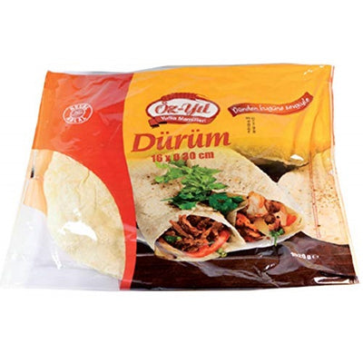 Oz Yil Lavash Wrap Bread 30cm 16 Pieces 1520g Soft Flexible Flatbread