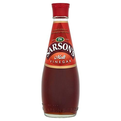 Sarson's Malt Vinegar 250ml Glass Bottle Classic British Vinegar